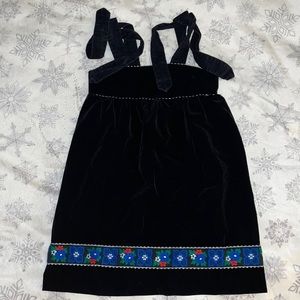 Vintage Miss Quality Velvet Jumper Sz 7